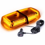 LED Φάρος Πορτοκαλί 12V / 24V Με Μαγνήτη 48 LED μέ Πορτοκαλί Γυαλί