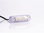 LED Όγκου Πλευρικής Σήμανσης Λευκό με Е-Mark 12V / 24V IP68 110mm x 31mm x 18mm