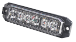 LED Φώτα Οδικής Βοήθειας 6 LED 12V / 24V Πορτοκαλί Εξωτερικά