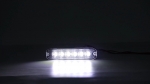 LED Φώτα Οδικής Βοήθειας 12V / 24V Λευκό - Πορτοκαλί Εξωτερικά 6 LED 130mm X 30mm X 7mm